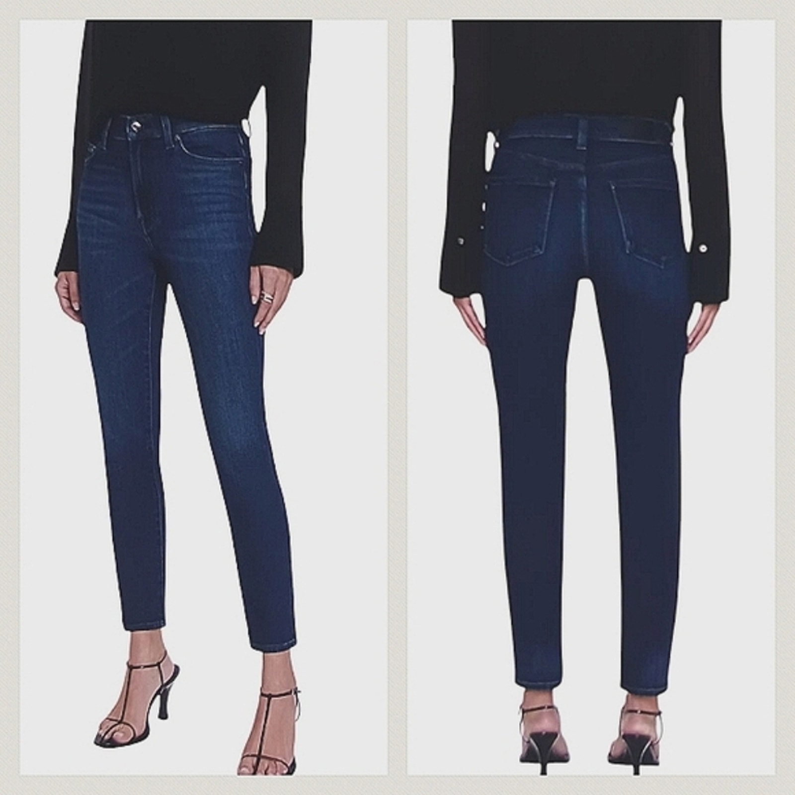 Pistola High Rise Ankle Skinny Euc $148 Size 32 J1634